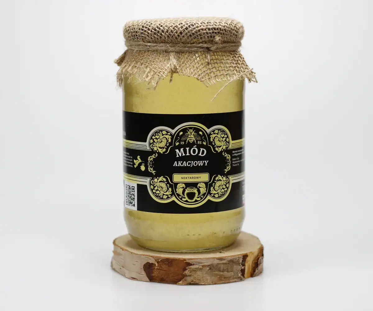 Miód akacjowy (1100g) - obrazek 2