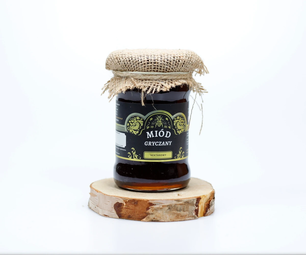 Miód gryczany (1100g) - obrazek 4