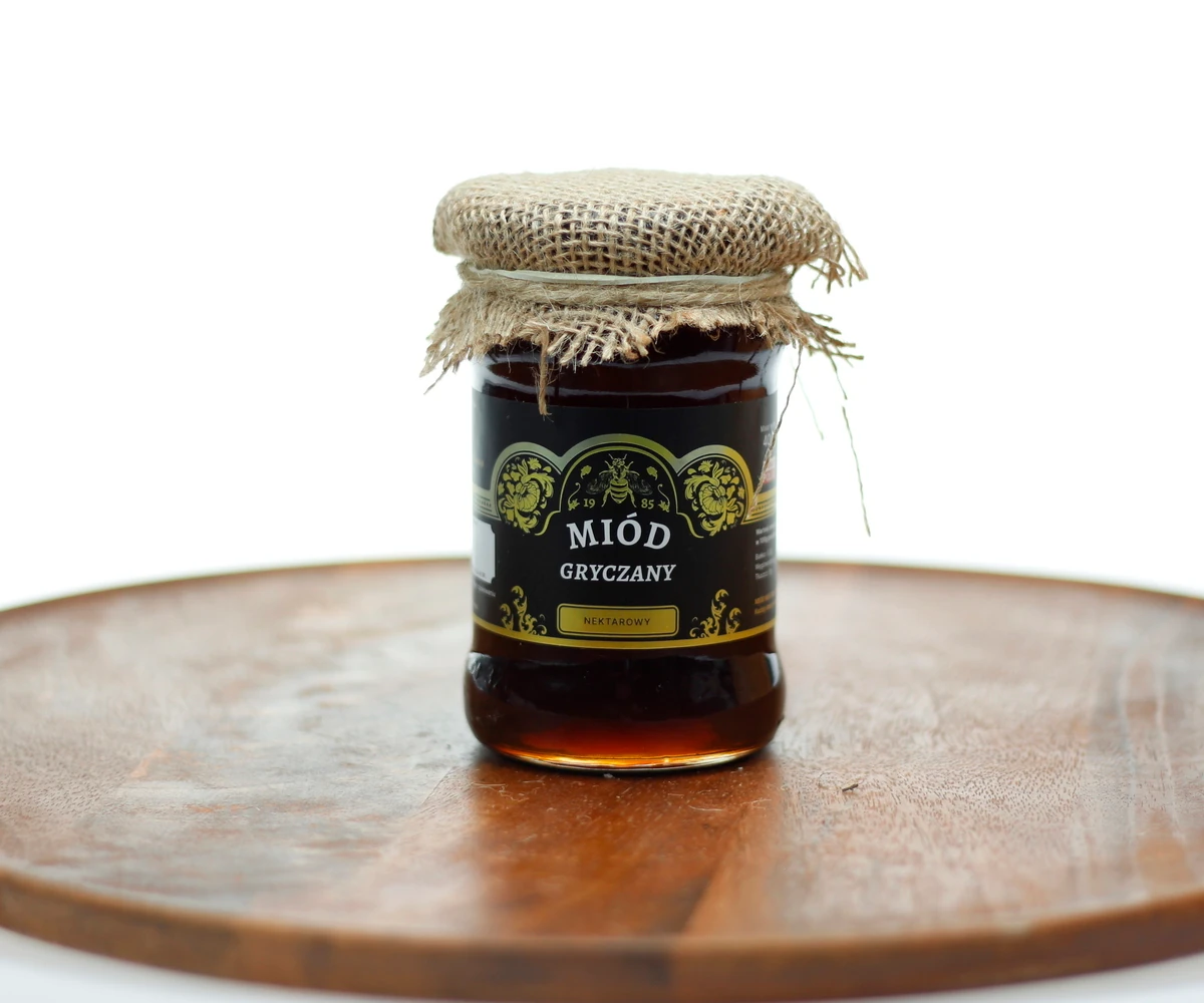 Miód gryczany (1100g) - obrazek 2