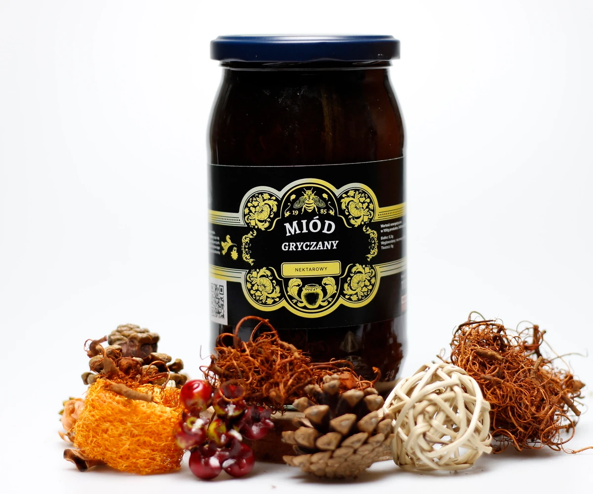 Miód gryczany (1100g) - obrazek 6