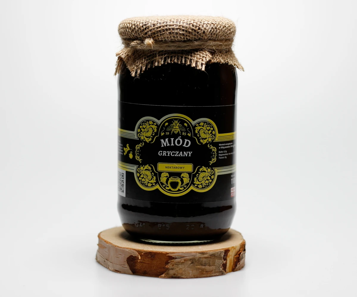 Miód gryczany (1100g) - obrazek 3