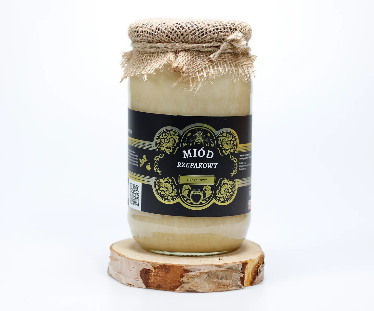 Miód rzepakowy (1100g) - obrazek 3