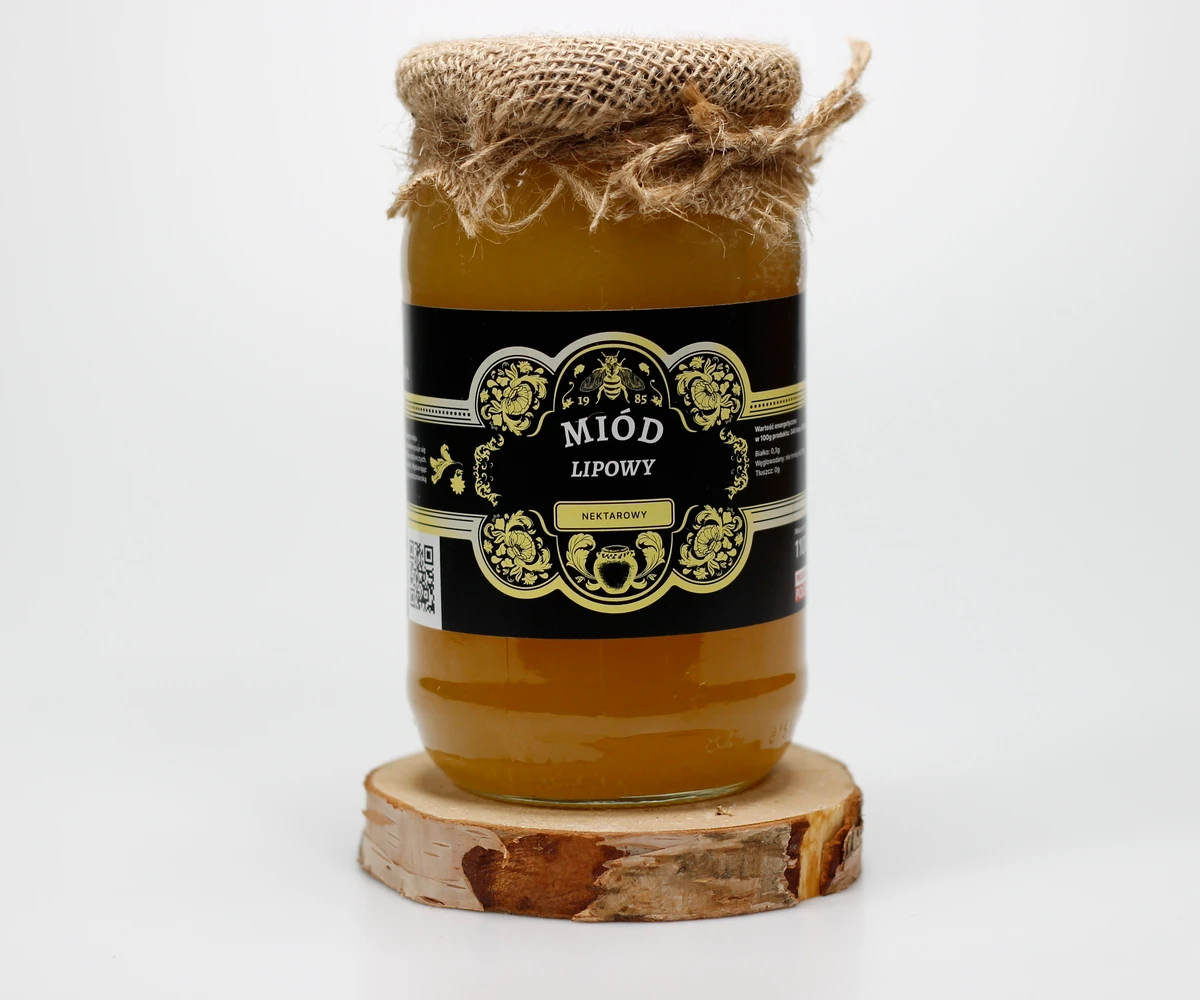 Miód lipowy (1100g) - obrazek 3