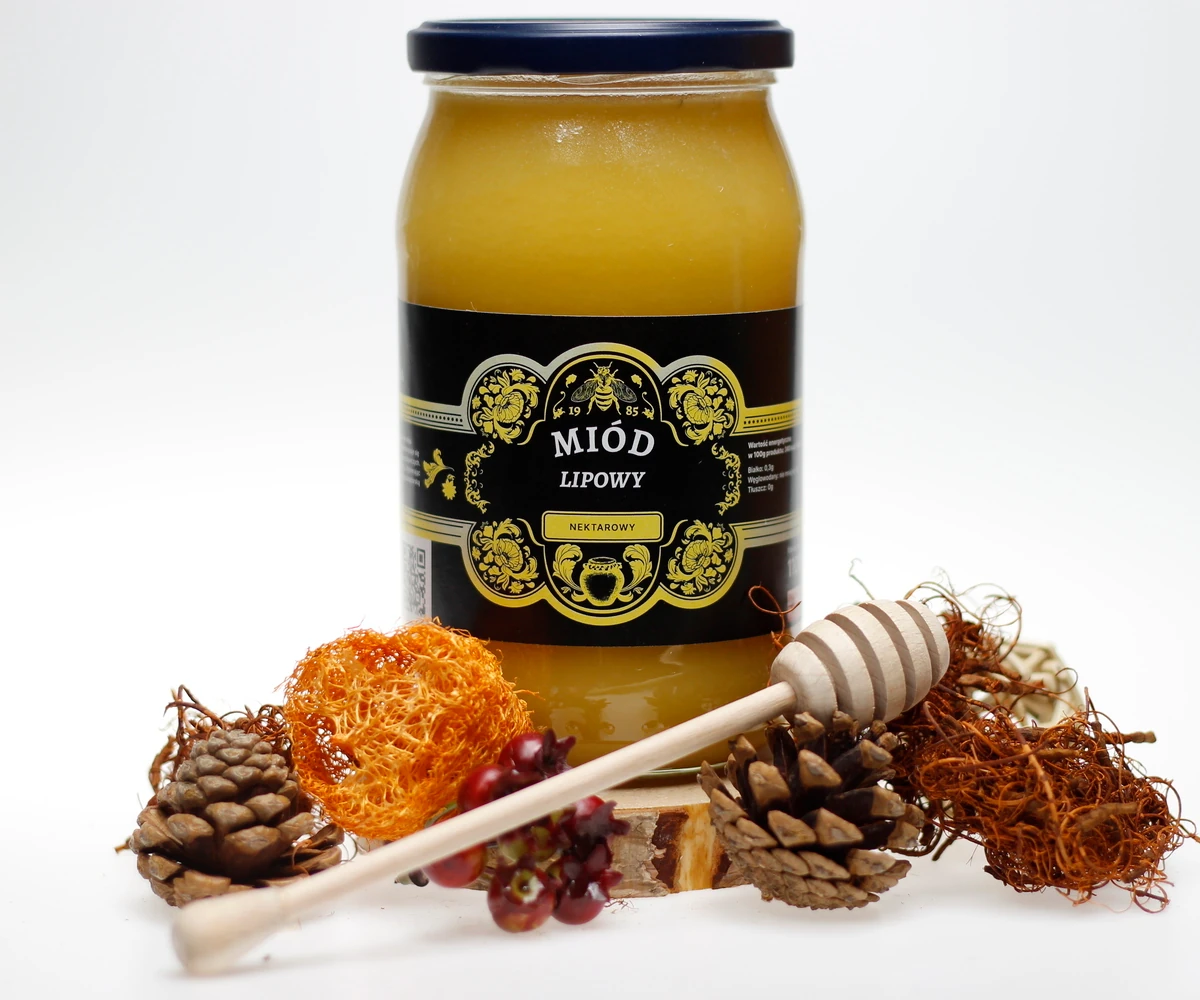 Miód lipowy (1100g) - obrazek 6