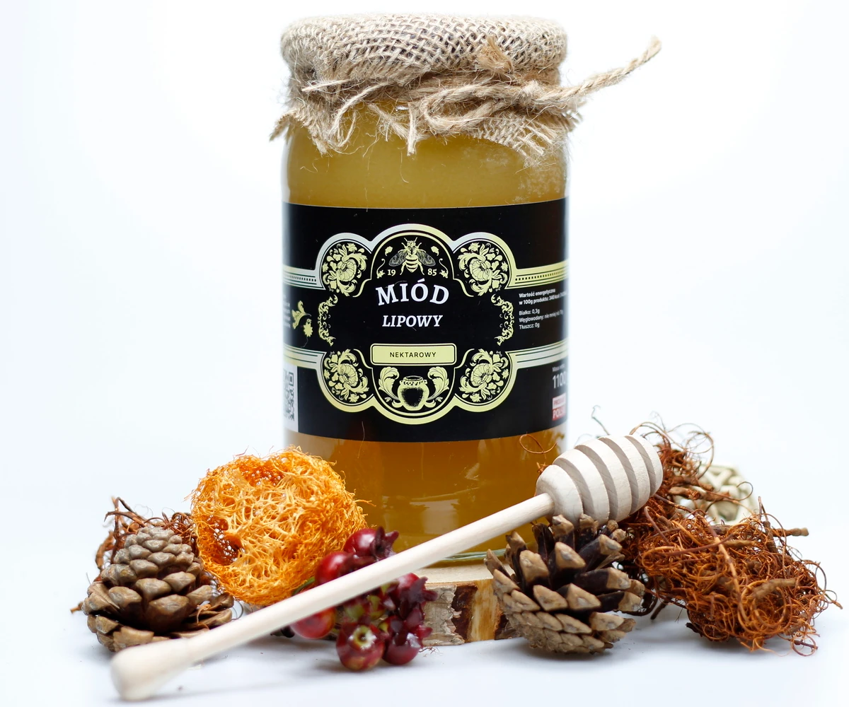 Miód lipowy (1100g) - obrazek 5