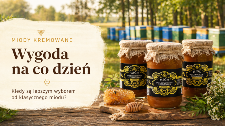 Miody kremowane – kiedy są lepszym wyborem niż klasyczny miód?