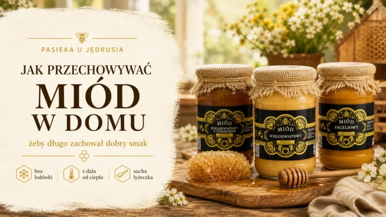 Jak przechowywać miód w domu, żeby długo zachował dobry smak?