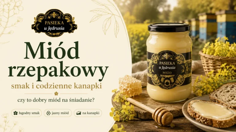Miód rzepakowy smak – czy to dobry miód na codzienne kanapki?