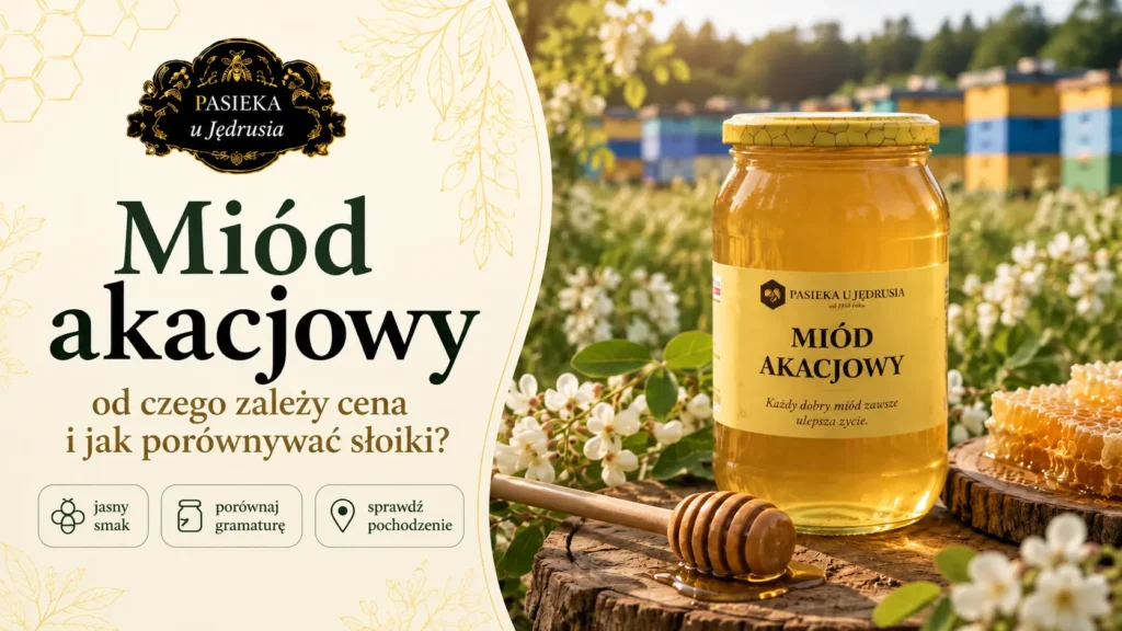 Miód akacjowy cena – dlaczego jeden słoik kosztuje więcej od drugiego?