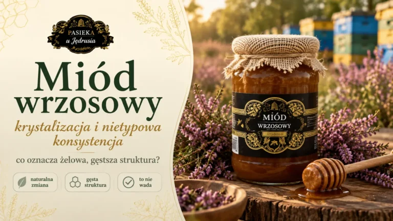 Miód wrzosowy krystalizacja – jak zmienia się jego nietypowa konsystencja?